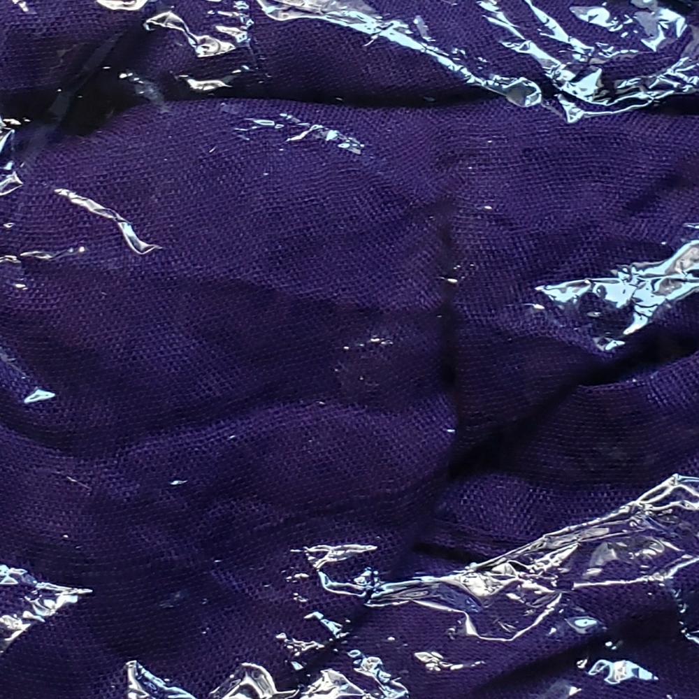 Long Purple Amethyst Crinkle Wrinkle Cotton Linen Scarve Scarves Scarf Scarfs - Picture 9 of 9